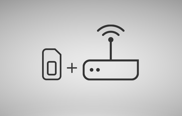 4G Router Giga WiFi on the spot