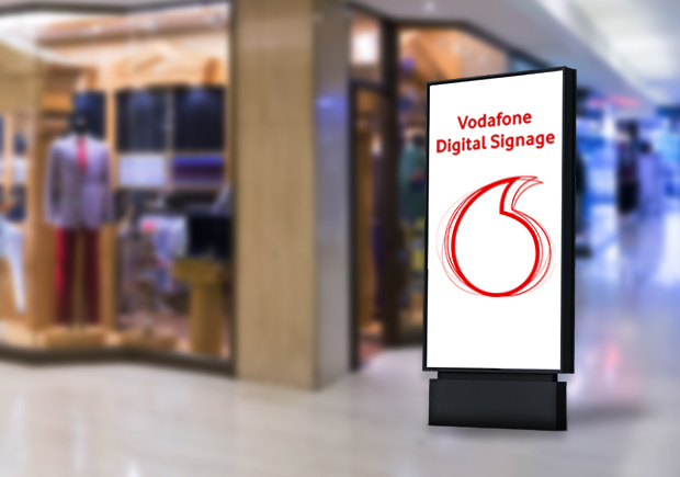 IoT Vodafone Digital Signage